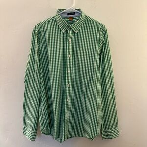 Tailor Vintage Green Casual Button Down Shirt